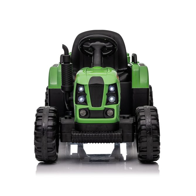 Ride on Tractor with Trailer,24V 400W Powered Electric Tractor Toy w/Remote Control,electric car for kids,Three speed adjustable,Power display, USB,MP3 ,Bluetooth,LED light,Two-point safety belt. - Image 8