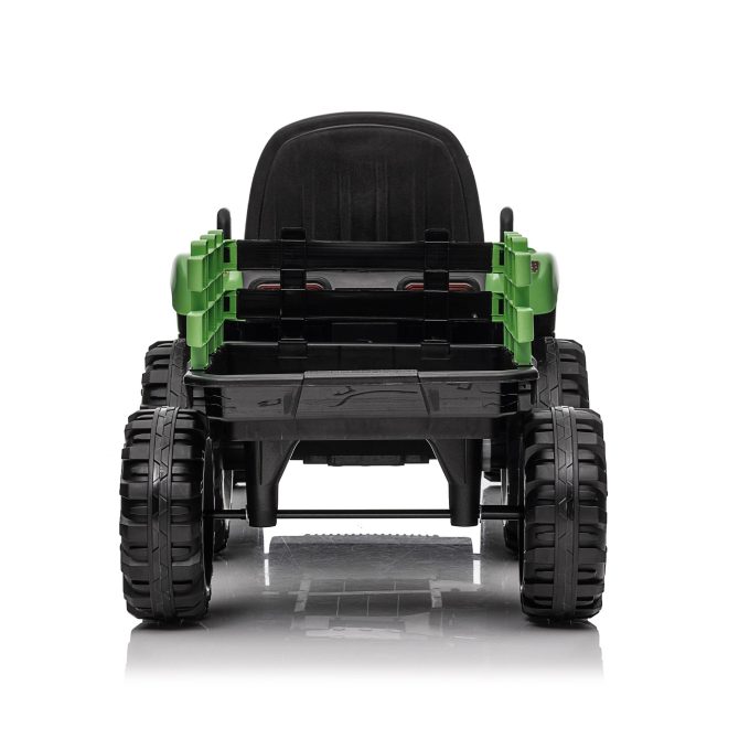 Ride on Tractor with Trailer,24V 400W Powered Electric Tractor Toy w/Remote Control,electric car for kids,Three speed adjustable,Power display, USB,MP3 ,Bluetooth,LED light,Two-point safety belt. - Image 9