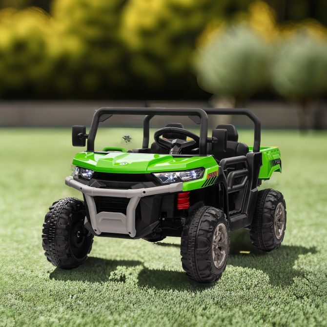 24V Ride On Truck 2 Seater Ride On UTV with 2x200W Motor Ride On Dump Truck with Dump Bed/Shovel Ride On Car with Remote Control Electric Vehicle with Non-slip tyre for Boys Girls - Image 2
