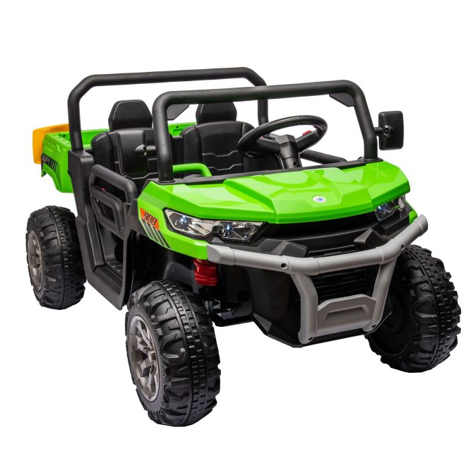 24V Ride On Truck 2 Seater Ride On UTV with 2x200W Motor Ride On Dump Truck with Dump Bed/Shovel Ride On Car with Remote Control Electric Vehicle with Non-slip tyre for Boys Girls - Image 5