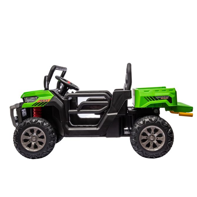 24V Ride On Truck 2 Seater Ride On UTV with 2x200W Motor Ride On Dump Truck with Dump Bed/Shovel Ride On Car with Remote Control Electric Vehicle with Non-slip tyre for Boys Girls - Image 7