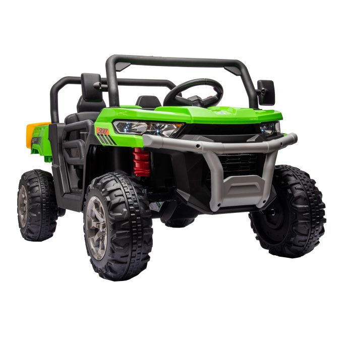 24V Ride On Truck 2 Seater Ride On UTV with 2x200W Motor Ride On Dump Truck with Dump Bed/Shovel Ride On Car with Remote Control Electric Vehicle with Non-slip tyre for Boys Girls - Image 8