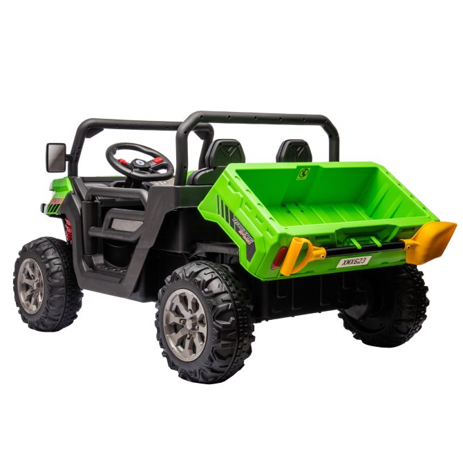 24V Ride On Truck 2 Seater Ride On UTV with 2x200W Motor Ride On Dump Truck with Dump Bed/Shovel Ride On Car with Remote Control Electric Vehicle with Non-slip tyre for Boys Girls - Image 10