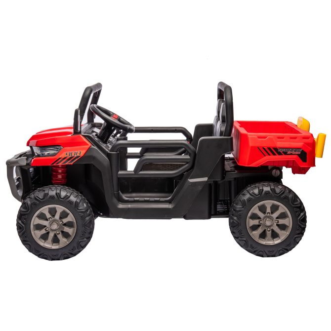 24V Ride On Truck 2 Seater Ride On UTV with 2x200W Motor Ride On Dump Truck with Dump Bed/Shovel Ride On Car with Remote Control Electric Vehicle with Non-slip tyre for Boys Girls - Image 12