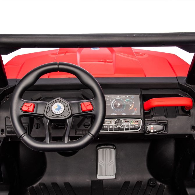 24V Ride On Truck 2 Seater Ride On UTV with 2x200W Motor Ride On Dump Truck with Dump Bed/Shovel Ride On Car with Remote Control Electric Vehicle with Non-slip tyre for Boys Girls - Image 13