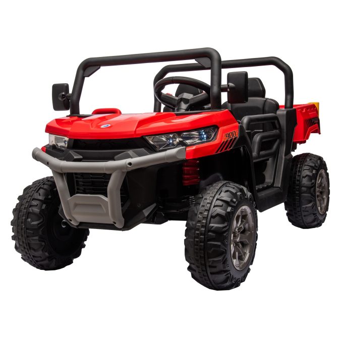 24V Ride On Truck 2 Seater Ride On UTV with 2x200W Motor Ride On Dump Truck with Dump Bed/Shovel Ride On Car with Remote Control Electric Vehicle with Non-slip tyre for Boys Girls - Image 3