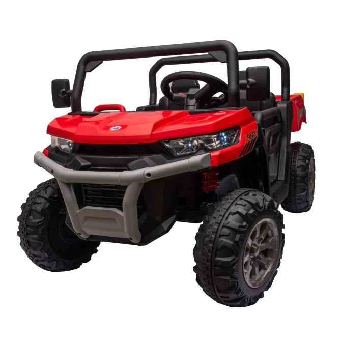 24V Ride On Truck 2 Seater Ride On UTV with 2x200W Motor Ride On Dump Truck with Dump Bed/Shovel Ride On Car with Remote Control Electric Vehicle with Non-slip tyre for Boys Girls - Image 7