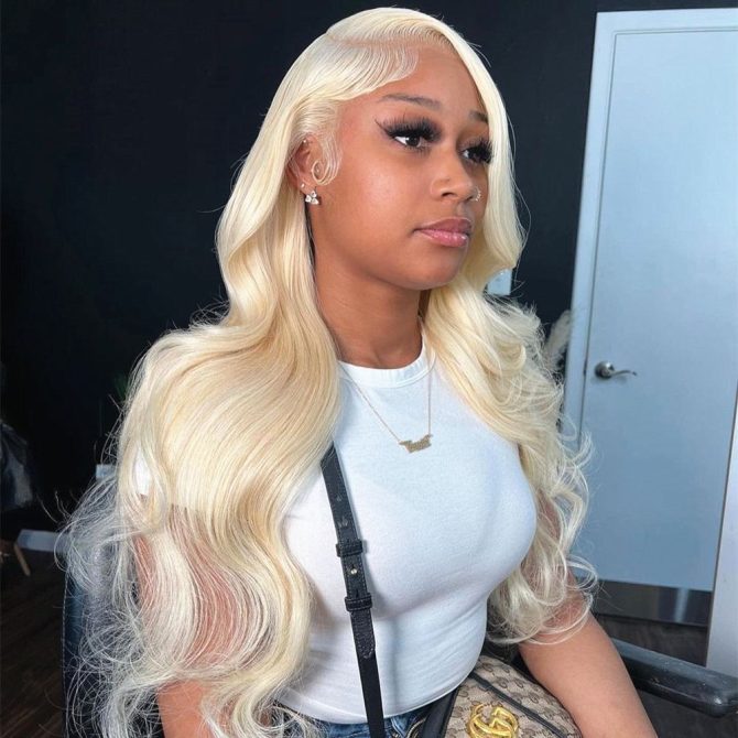 30 38 Inch Brazilian Body Wave 613 Honey Blonde 13x6 HD Transparent Lace Front Human Hair Wigs For Women 13x4 Lace Frontal Wig - Image 34