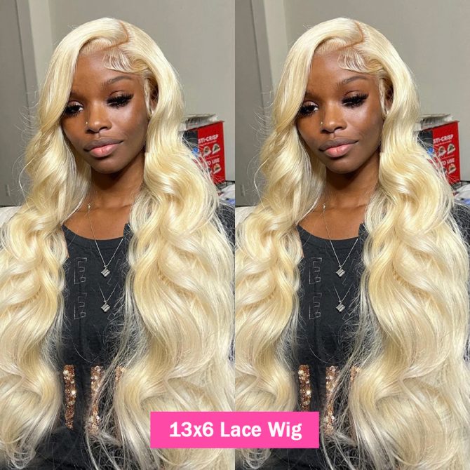 30 38 Inch Brazilian Body Wave 613 Honey Blonde 13x6 HD Transparent Lace Front Human Hair Wigs For Women 13x4 Lace Frontal Wig - Image 9