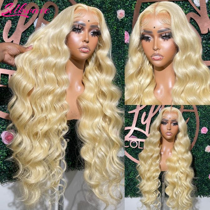 30 38 Inch Brazilian Body Wave 613 Honey Blonde 13x6 HD Transparent Lace Front Human Hair Wigs For Women 13x4 Lace Frontal Wig - Image 10