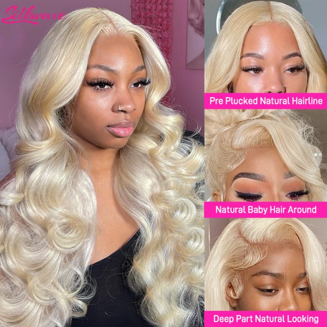 30 38 Inch Brazilian Body Wave 613 Honey Blonde 13x6 HD Transparent Lace Front Human Hair Wigs For Women 13x4 Lace Frontal Wig - Image 11