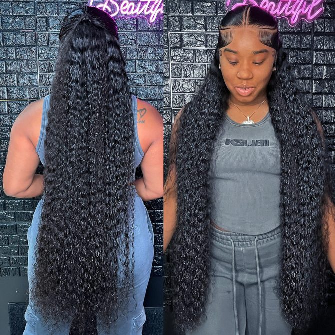 13x6 Deep Wave HD Lace Frontal Wig Human Hair Wave Water Human Hair wigs Curly 13x4 360 Lace Frontal Wigs For Black Women - Image 18