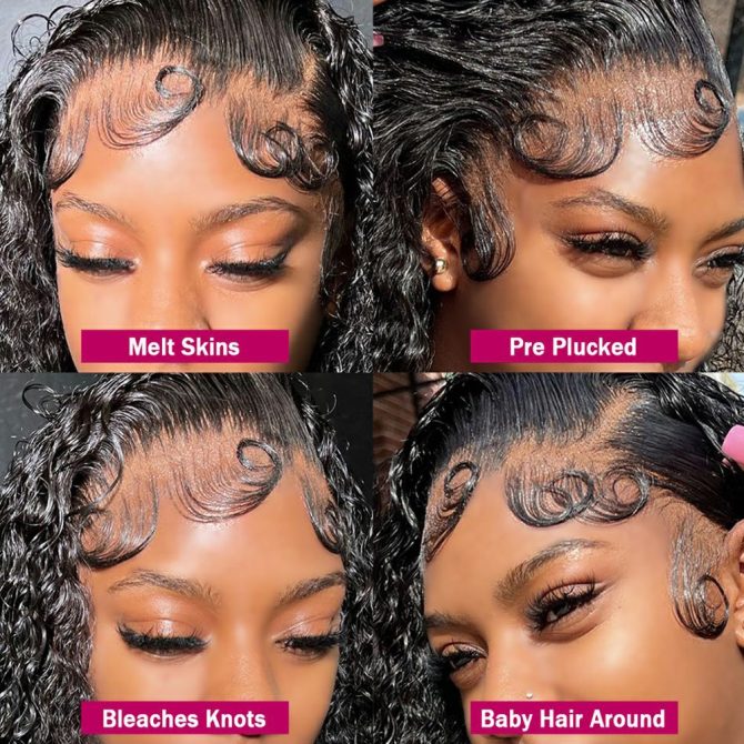13x6 Deep Wave HD Lace Frontal Wig Human Hair Wave Water Human Hair wigs Curly 13x4 360 Lace Frontal Wigs For Black Women - Image 52