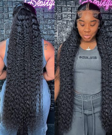 13x6 Deep Wave HD Lace Frontal Wig Human Hair Wave Water Human Hair wigs Curly 13x4 360 Lace Frontal Wigs For Black Women