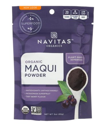 Navitas Naturals Maqui Powder - Organic - Freeze-dried - 3 Oz - Case Of 6