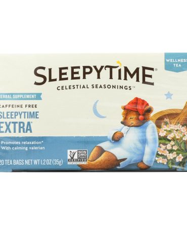 Celestial Seasonings Sleepytime Herbal Tea Caffeine Free - 20 Tea Bags - Case Of 6