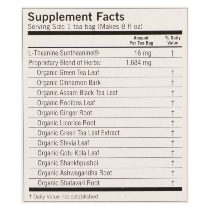Yogi Perfect Energy Herbal Tea Vanilla Spice - 16 Tea Bags - Case Of 6 - Image 4