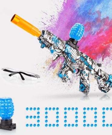 Electric Gel Ball Blaster, High-Speed Gelfire Blaster for Orbeez with 30000 Gel Rounds and Eyewear, Splatter Ball Toys for Outdoor Shooting Game Party Gift Ages 14 & Up, Red Sentinel