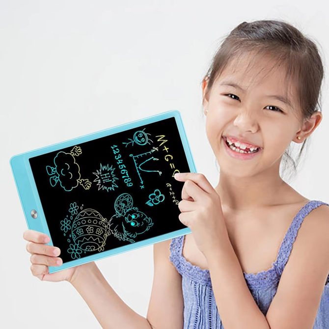 LCD Writing Tablet Doodle Board Erasable Handwriting Boards Waterproof Doodle Pad Early Educational Toys Magnetic Drawing Board for 3 4 5 6 7 8 Year Old Girls Boys with Free Gift - Image 8