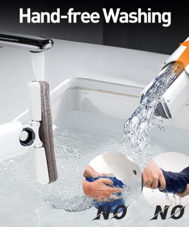 mini mop Portable Self-Squeeze Short Mop