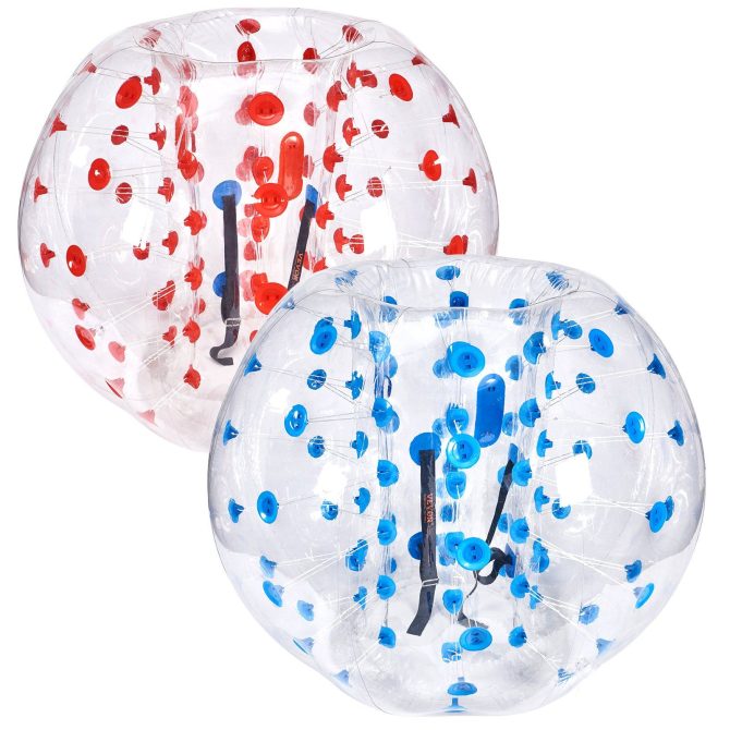 VEVOR Inflatable Bumper Balls 2-Pack, 5FT/1.5M Body Sumo Zorb Balls for Teen & Adult, 0.8mm Thick PVC Human Hamster Bubble Balls for Outdoor Team Gaming Play, Bumper Bopper Toys for Garden, Yard, Park - Image 11