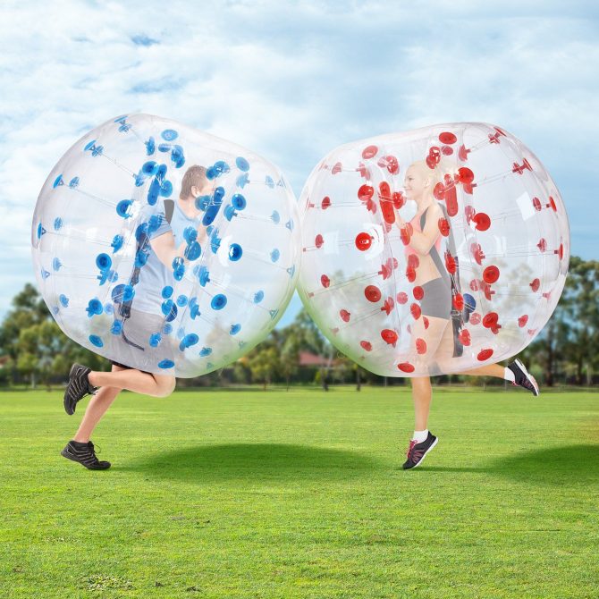 VEVOR Inflatable Bumper Balls 2-Pack, 5FT/1.5M Body Sumo Zorb Balls for Teen & Adult, 0.8mm Thick PVC Human Hamster Bubble Balls for Outdoor Team Gaming Play, Bumper Bopper Toys for Garden, Yard, Park - Image 8