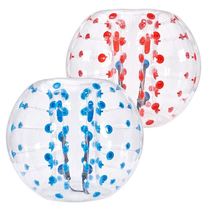 VEVOR Inflatable Bumper Balls 2-Pack, 5FT/1.5M Body Sumo Zorb Balls for Teen & Adult, 0.8mm Thick PVC Human Hamster Bubble Balls for Outdoor Team Gaming Play, Bumper Bopper Toys for Garden, Yard, Park - Image 9