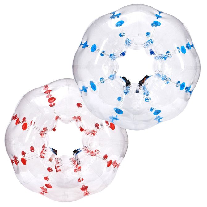 VEVOR Inflatable Bumper Balls 2-Pack, 5FT/1.5M Body Sumo Zorb Balls for Teen & Adult, 0.8mm Thick PVC Human Hamster Bubble Balls for Outdoor Team Gaming Play, Bumper Bopper Toys for Garden, Yard, Park - Image 10