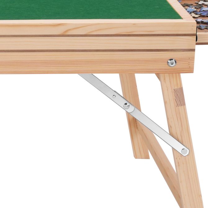 VEVOR 1500 Piece Puzzle Table with Folding Legs, 4 Drawers and Cover, 32.7"x24.6" Wooden Jigsaw Puzzle Plateau, Adjustable 3-Tilting-Angle Puzzle Board, Puzzle Storage System for Adults, Gift for Mom - Image 9