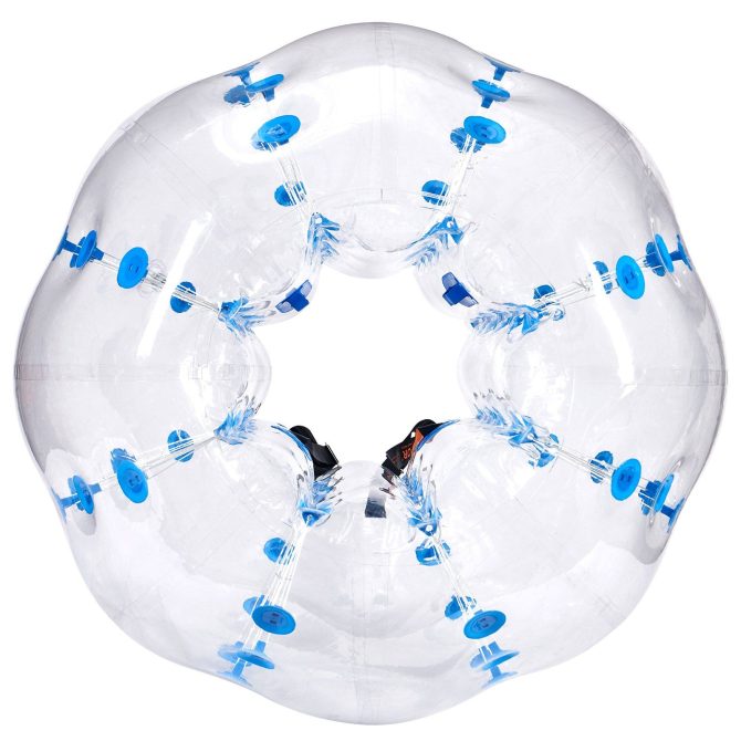 VEVOR Inflatable Bumper Ball 1-Pack, 5FT/1.5M Body Sumo Zorb Balls for Teen & Adult, 0.8mm Thick PVC Human Hamster Bubble Balls for Outdoor Team Gaming Play, Bumper Bopper Toys for Garden, Yard, Park - Image 10