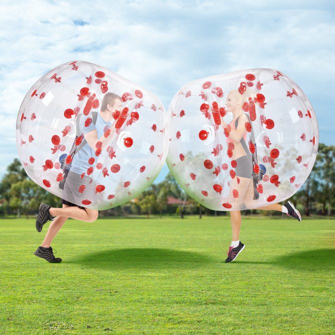 VEVOR Inflatable Bumper Ball 1-Pack, 5FT/1.5M Body Sumo Zorb Balls for Teen & Adult, 0.8mm Thick PVC Human Hamster Bubble Balls for Outdoor Team Gaming Play, Bumper Bopper Toys for Garden, Yard, Park - Image 8