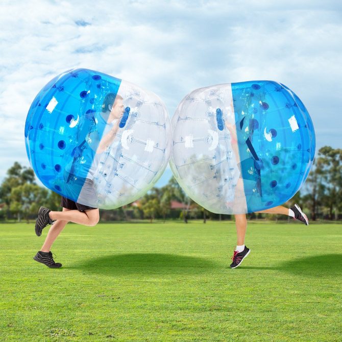 VEVOR Inflatable Bumper Ball 1-Pack, 5FT/1.5M Body Sumo Zorb Balls for Teen & Adult, 0.8mm Thick PVC Human Hamster Bubble Balls for Outdoor Team Gaming Play, Bumper Bopper Toys for Garden, Yard, Park - Image 8