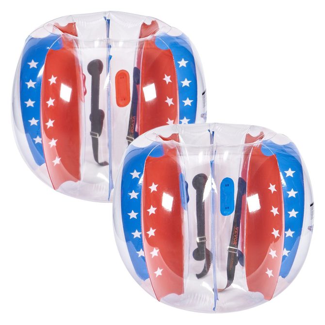 VEVOR Inflatable Bumper Balls 2-Pack 4FT/1.2M PVC Sumo Zorb Balls for Kid & Teen - Image 11