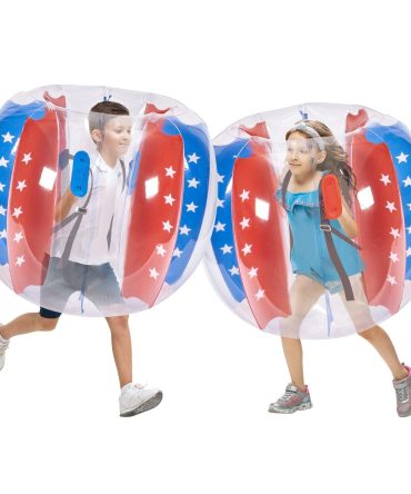 VEVOR Inflatable Bumper Balls 2-Pack 4FT/1.2M PVC Sumo Zorb Balls for Kid & Teen