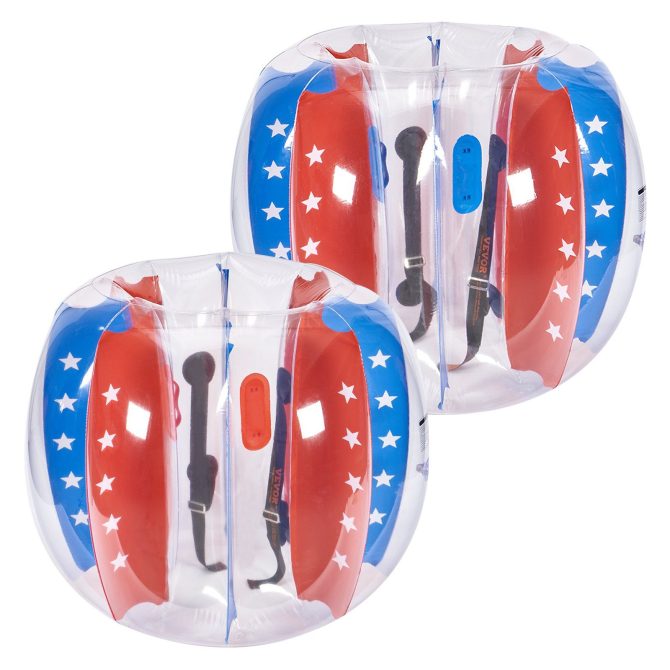 VEVOR Inflatable Bumper Balls 2-Pack 4FT/1.2M PVC Sumo Zorb Balls for Kid & Teen - Image 9