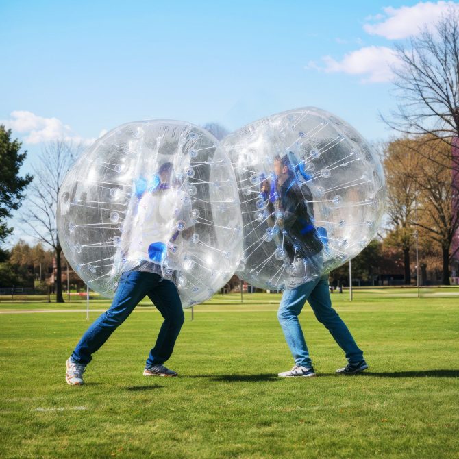 VEVOR Inflatable Bumper Ball 1-Pack, 5FT/1.5M Body Sumo Zorb Balls for Teen & Adult, 0.8mm Thick PVC Human Hamster Bubble Balls for Outdoor Team Gaming Play, Bumper Bopper Toys for Garden, Yard, Park - Image 8