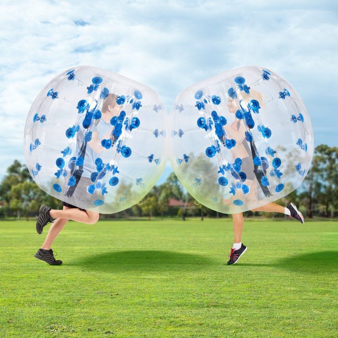 VEVOR Inflatable Bumper Ball 1-Pack, 4FT/1.2M Body Sumo Zorb Balls for Teen, 0.8mm Thick PVC Human Hamster Bubble Balls for Outdoor Team Gaming Play, Bumper Bopper Toys for Garden, Yard, Park - Image 8