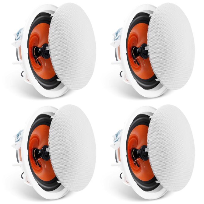 VEVOR 4 PCs 8 Inch in Ceiling Speakers, 100-Watts, Flush Mount Ceiling & in-Wall Speakers System with 8ΩImpedance 89dB Sensitivity, for Home Kitchen Living Room Bedroom or Covered Outdoor Porches - Image 9