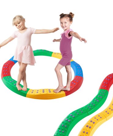 VEVOR Kids Balance Beam Stepping Stones Gymnastics Children Balance Board 8 PCS
