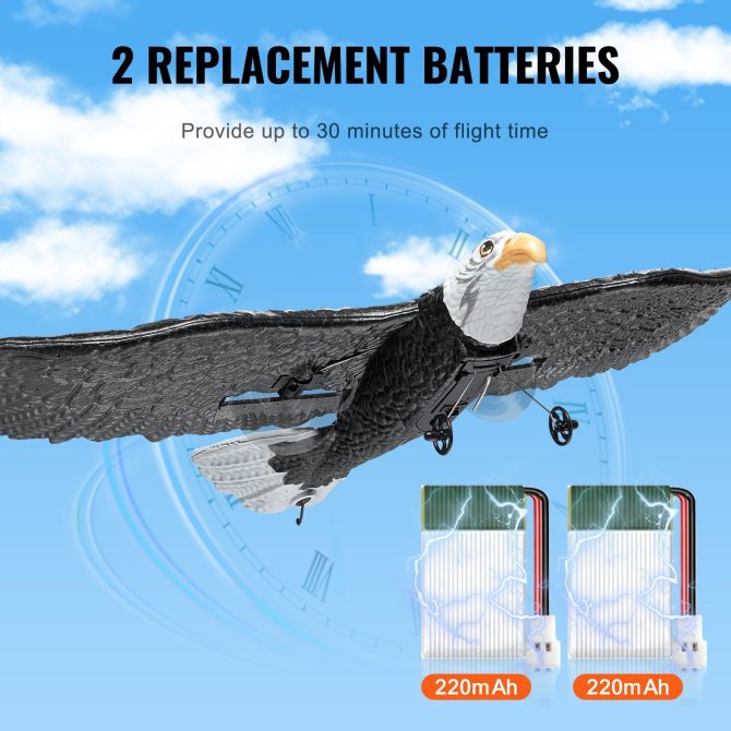 VEVOR RC Airplane Biomimetic Eagle EPP Foam RC Plane Toy 2.4 GHz Remote Control - Image 4