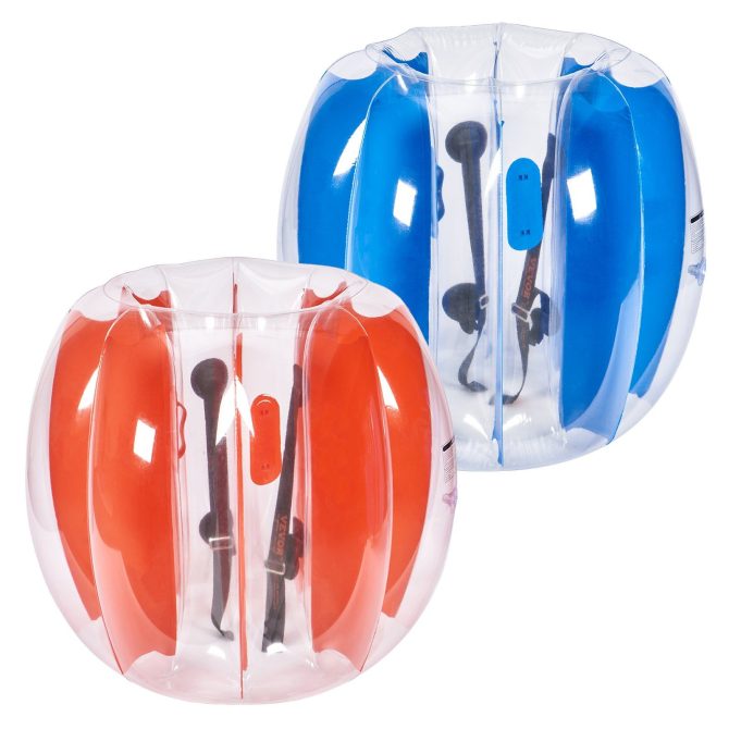 VEVOR Inflatable Bumper Balls 2-Pack, 3FT/0.9M Body Sumo Zorb Balls for Kids & Teens, Durable PVC Human Hamster Bubble Balls for Outdoor Team Gaming Play, Bumper Bopper Toys for Playground, Yard, Par - Image 9