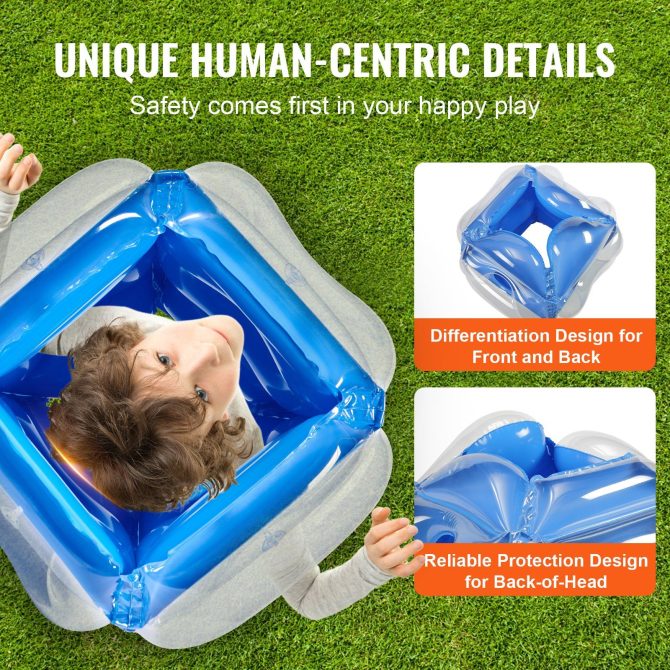 VEVOR Inflatable Bumper Balls 2-Pack, 2FT/0.6M Body Sumo Zorb Balls for Kids, Durable PVC Human Hamster Bubble Balls for Child Outdoor Team Gaming Play, Bumper Bopper Toys for Playground, Yard, Park - Image 4