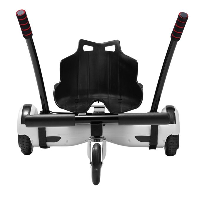 VEVOR Hoverboard Seat Attachment, for 6.5" 8" 8.5" 10" Hoverboards, with LED Lights, Grips Control, Adjustable Frame Length and 220 LBS Load Capacity, Hover Board Go Karts Accessory, for Kids Adults - Image 11
