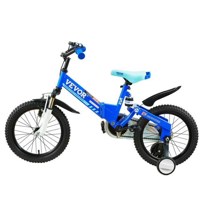 VEVOR Folding Toddler Balance Bike, 16" High-Carbon Steel Kids Bike with Adjustable Seat & Handlebar, Inflatable Tires, Portable Kids Balance Bicycle Gift for 5-8 Years Boys Girls, 99LBS Support - Image 9