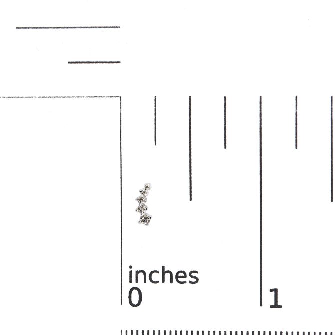 10K White Gold 1/10 Cttw Diamond Journey Style Climber Stud Earrings (H-I Color, I1-I2 Clarity) - Image 5