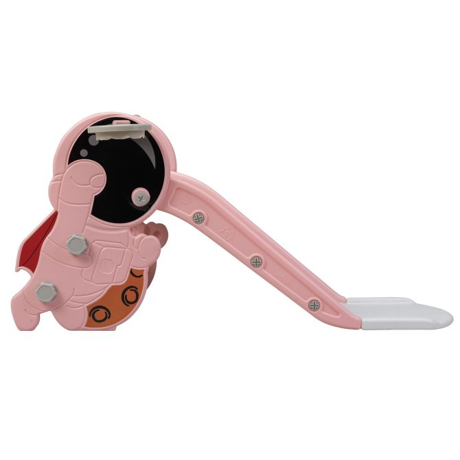 Toddler Slide for Indoor Use, Pink+White - Image 3
