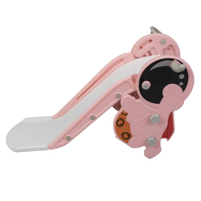 Toddler Slide for Indoor Use, Pink+White - Image 5