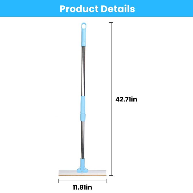 Pet Hair Removal Rake With 54.33in Adjustable Telescopic Rod Multi-Fabric Dog Cat Hair Scraper Lint Shaver For Carpet Rug Clothes Couch - Image 7