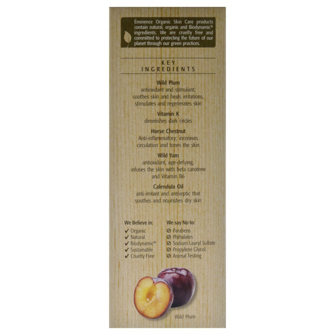 Wild Plum Eye Cream by Eminence for Unisex - 1.05 oz Cream - Image 6