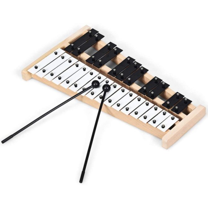 27 Note Glockenspiel Xylophone with 2 Rubber Mallets - Image 7